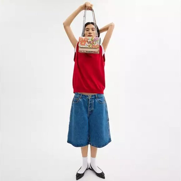 🌸 Coach Klare Crossbody Bag With Floral Print - Picture 7 of 16